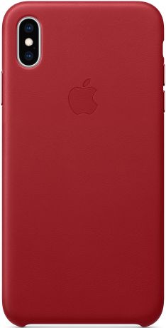 Клип-кейс Apple iPhone XS Max кожаный MRWQ2ZM/A Red