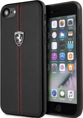 Клип-кейс Ferrari iPhone 7/8 кожа Black