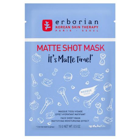 Erborian Matte Тканевая маска для лица Matte Тканевая маска для лица