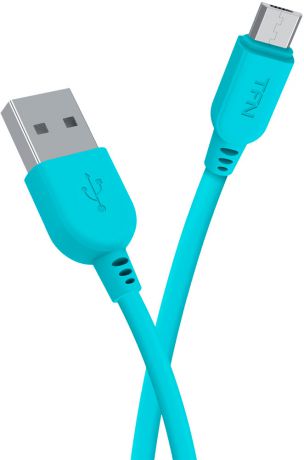 Дата-кабель TFN USB-micro USB Blue