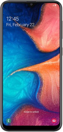 Смартфон Samsung A205 Galaxy A20 3/32Gb Black