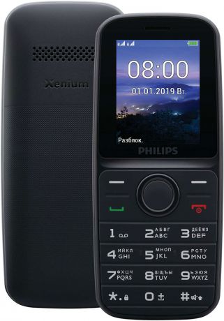 Мобильный телефон Philips E109 Dual sim Black
