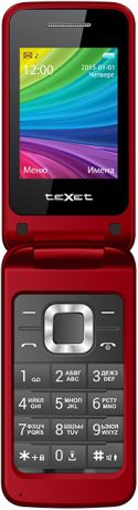 Мобильный телефон teXet TM-204 Dual sim Red