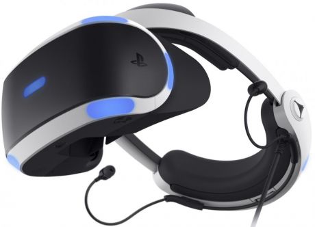 PlayStation VR v2 в комплекте с камерой и игрой VR Worlds (черно-серебристый)