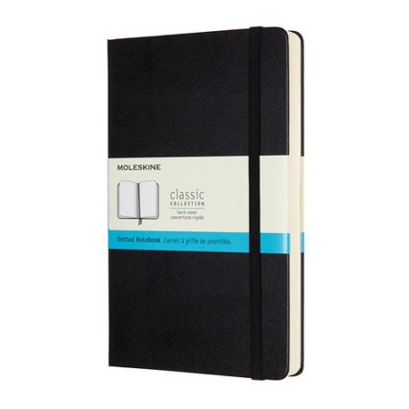 Блокнот Moleskine CLASSIC EXPENDED Large 130х210мм 400стр. пунктир твердая обложка черный 6 шт./кор.