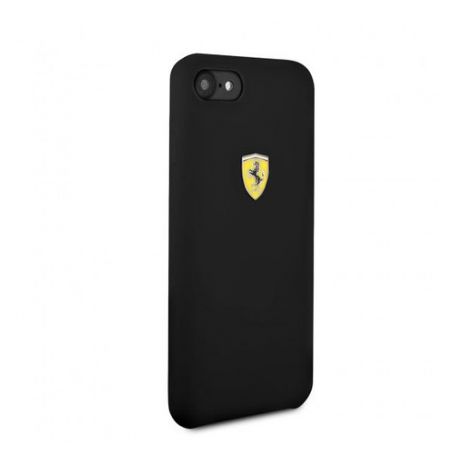 Чехол (клип-кейс) Ferrari Silicone, для Apple iPhone 7/8, черный [fessihci8bk]