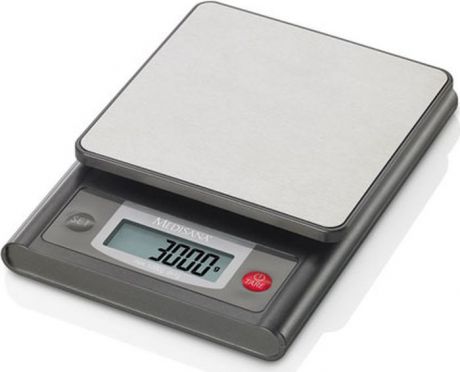 Весы кухонные Medisana KS 200, ЦБ-00000107, до 3 кг, серебристый