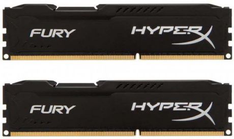 Комплект модулей оперативной памяти Kingston HyperX Fury DDR4 DIMM, 16GB (2х8GB), 3200MHz, CL18, HX432C18FB2K2/16, black