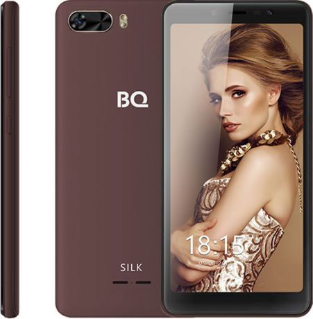 Смартфон BQ Mobile Silk 8 GB, коричневый