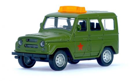 Машинка Автоград Джип военный, инерционная, масштаб 1:43, 3527627