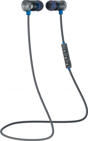 Беспроводная гарнитура Defender OutFit B710 черный+синий, Bluetooth