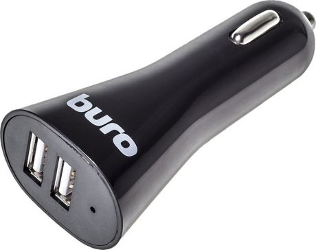 Автомобильное зарядное устройство Buro TJ-201B 4.8A, черный