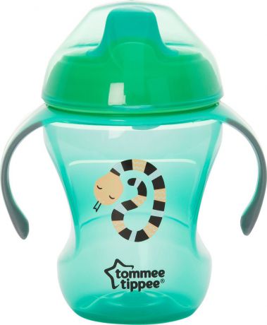 Tommee Tippee Чашка-поильник Explora Easy Drink от 6 месяцев цвет зеленый 230 мл