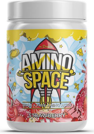 Напиток сухой Mr. Dominant Amino Space, концентрат, клубника, 300 г
