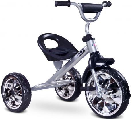 Caretero Велосипед трехколесный детский York цвет серый