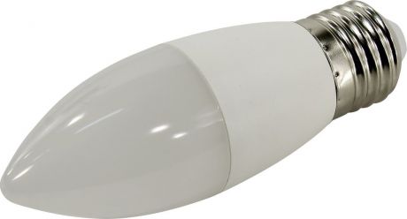 Лампочка SmartBuy светодиодная C37, холодный свет, цоколь E27, 4000 К, 9,5 Вт