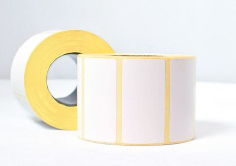 Упаковка самоклеющихся этикеток Lux-Paper 58 мм, 58х60x40, 400 шт. (60 рулонов) ТермоЭКО без препринта