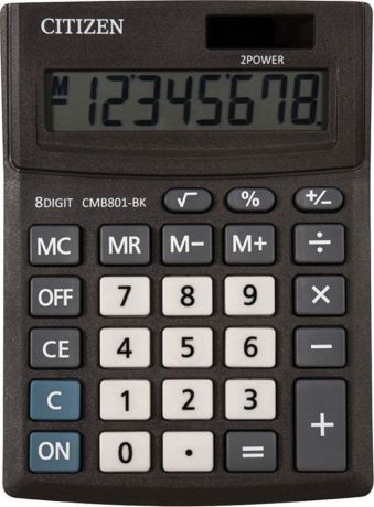 Калькулятор настольный Citizen CMB801BK, черный