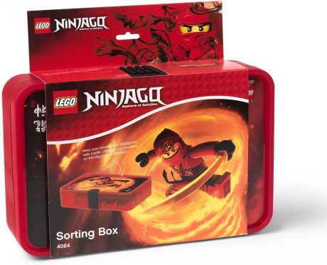 Ящик для игрушек LEGO Sorting Box Ninjago, 40841733, красный