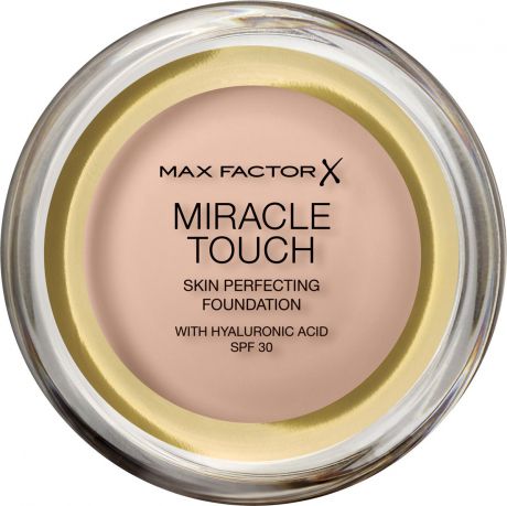 Тональная основа Max Factor Miracle Touch, SPF 30, тон 40 Creamy Ivory, 11 мл