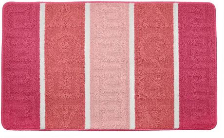 Коврик для ванной Kamalak Tekstil, УКВ-1088, розовый, 100 х 60 см
