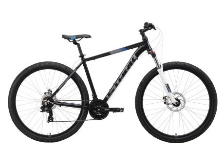 Велосипед STARK Hunter 29.2 D 2019 18 чёрный/серый/синий