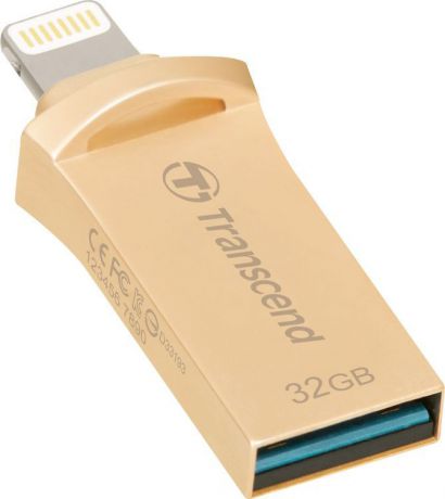Флеш Диск Transcend 32Gb JetDrive Go 500 TS32GJDG500G USB3.1 золотистый