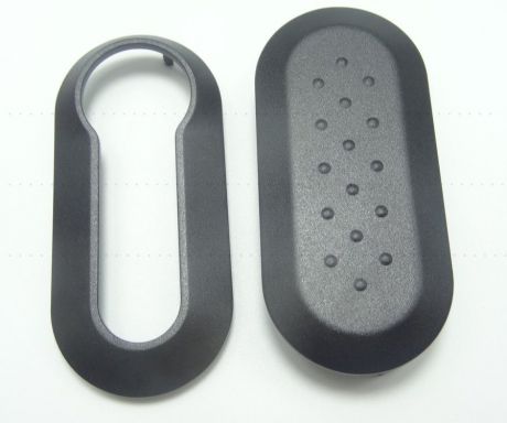 ключ Fiat для крышки 500 Panda Punto Bravo key cover с ключом 3 Button Rubber Pad