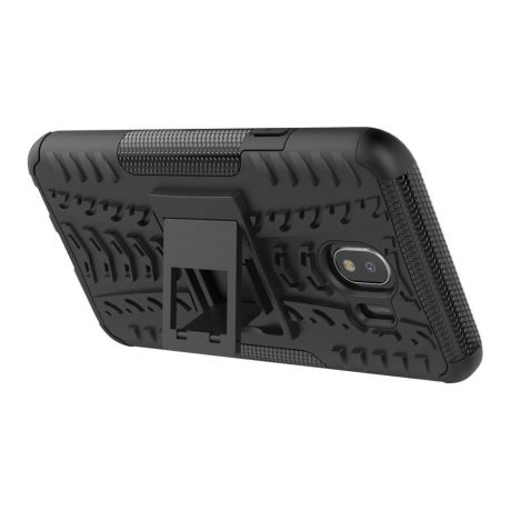 Samsung Galaxy J4 (европейская версия) Case Phone Back Case Dual Layer Tpu + Pc Гибридная крышка Ударопрочный защитный чехол для защиты от царапин