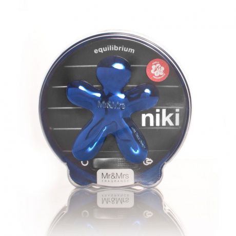 Ароматизатор для автомобиля Mr Mrs Fragrance Niki Equilibrium, синий