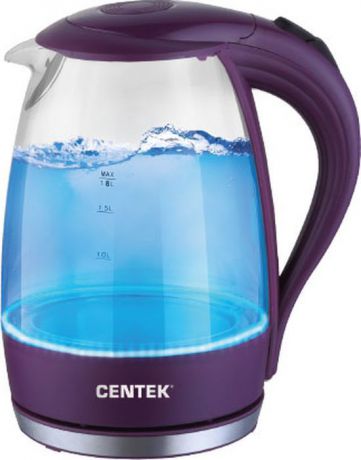 Электрический чайник Centek CT-0042, фиолетовый