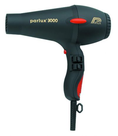 Фен для волос Parlux 3000 Soft Touch, черный