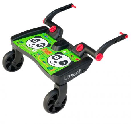 Lascal Подножка Buggy Board Maxi к коляске Panda City зеленая