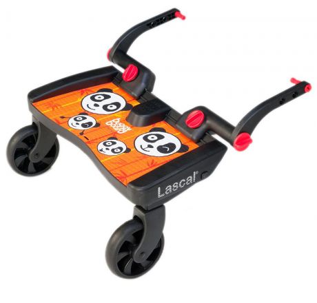 Lascal Подножка Buggy Board Maxi к коляске Panda Jungle оранжевая