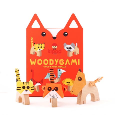 Деревянный набор-оригами "Животные"