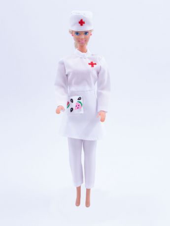Одежда для кукол Модница Костюм медсестры для кукол 29 см белый