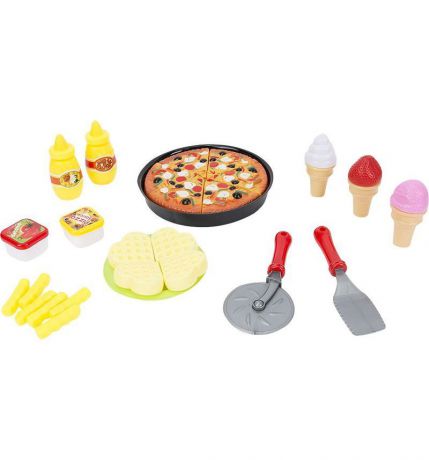 Сюжетно-ролевые игрушки Игруша Кухня, с посудой и продуктами, I-NF582-16