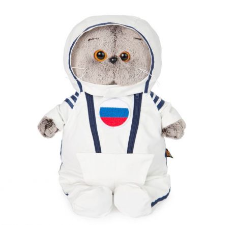 Мягкая игрушка Budi Basa Кот Басик в костюме космонавта, 25 см