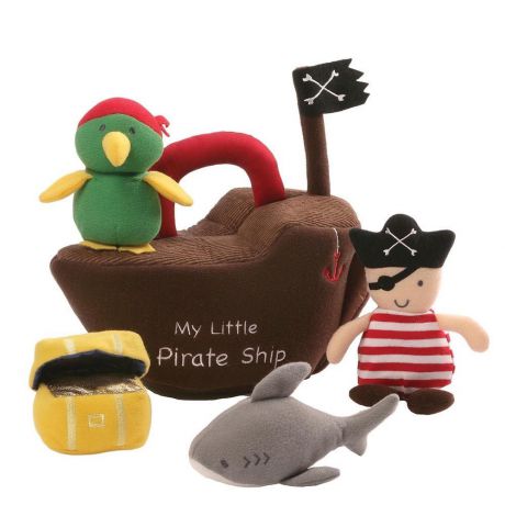 Игровой набор плюшевый (Pirate Ship Play Set, 21 см). Gund