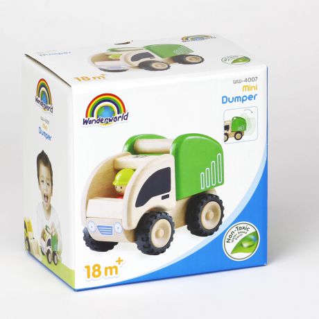Машинка-игрушка Wonderworld Products Co., Ltd. WW-4007 зеленый