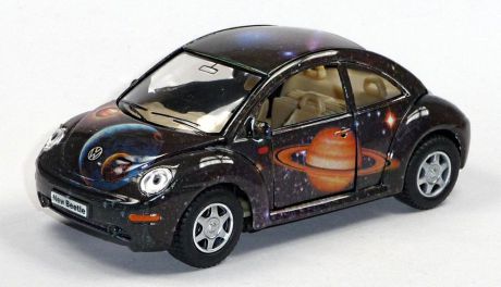 Машинка металлическая с открывающимися дверями, модель Volkswagen New Beetle Space