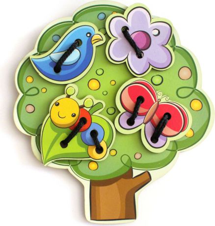 Игрушки Тимбергрупп Игра-шнуровка Дерево