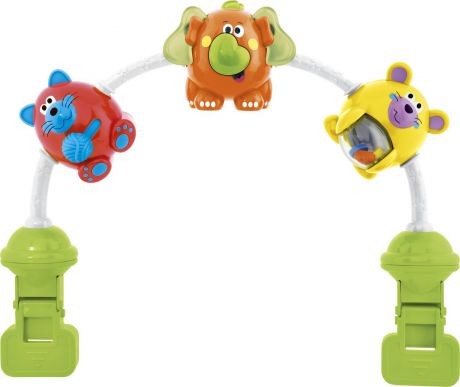 Развивающая игрушка Chicco Baby Senses Dancing Friends, на коляску, 00009747000000