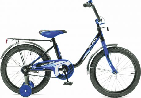 Велосипед детский Black Aqua, DK-1604, колесо 16", черный, синий