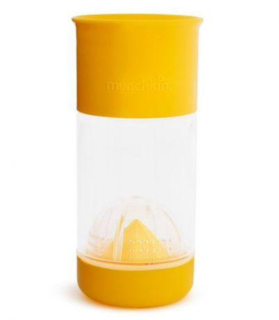Munchkin поильник 360 для фруктовой воды с инфузером 414мл. Желтый от 4 лет