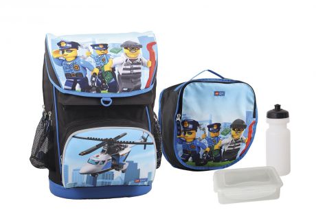 Рюкзак школьный Lego Maxi City Police Chopper, 4в1