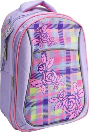 Рюкзак школьный BG Start "Trendy" 40*29*15см (влагонепроницаемый полиэстер, уплотнённые лямки и спинка, светоотражающие элементы)