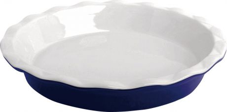 Противень керамический "Frank Moller", круглый, цвет: синий, 28,5 х 28,5 х 5,3 см