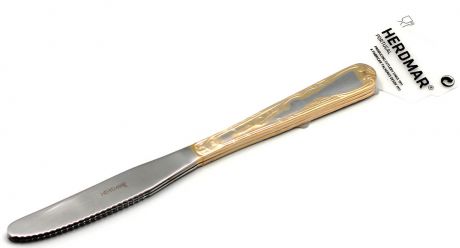 Набор ножей Herdmar "Samba-2", с декором, цвет: серебристый, 3 предмета