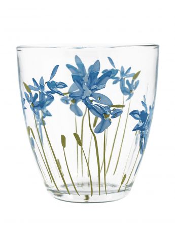 Набор стаканов NaturePan Цветы1, прозрачный